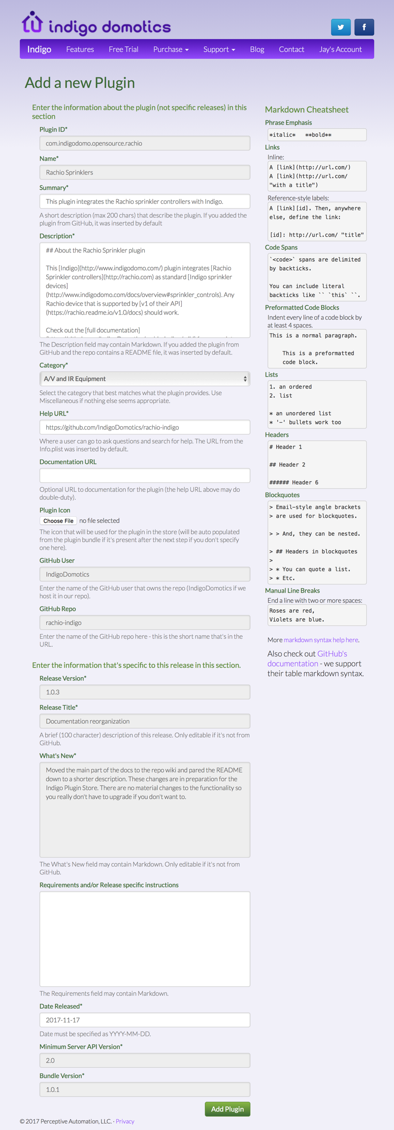 Add Plugin From GitHub Image