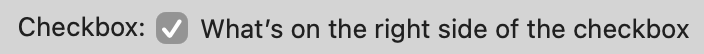 Configuration UI Checkbox Image