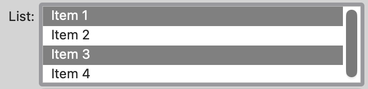 Configuration UI List Image
