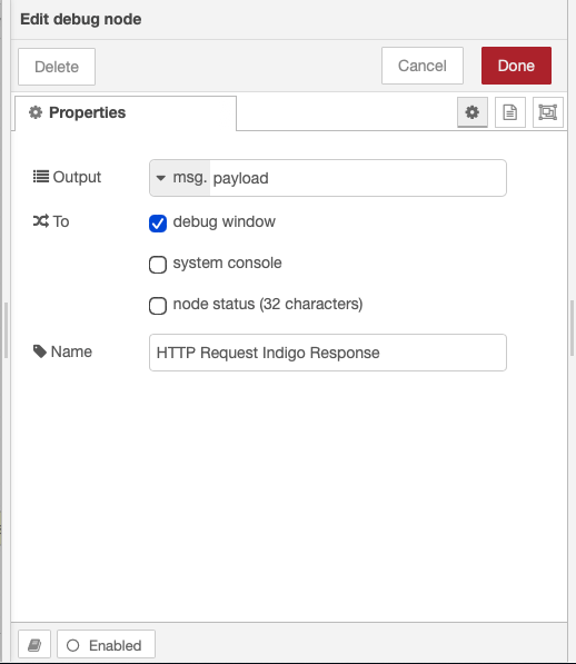 Node-RED HTTP Debug Node Image